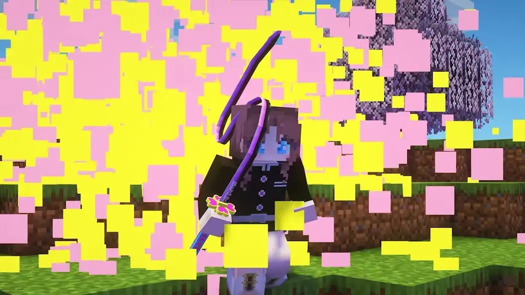 Play Demon Slayer Mod For MCPE as an online game Demon Slayer Mod For MCPE with UptoPlay