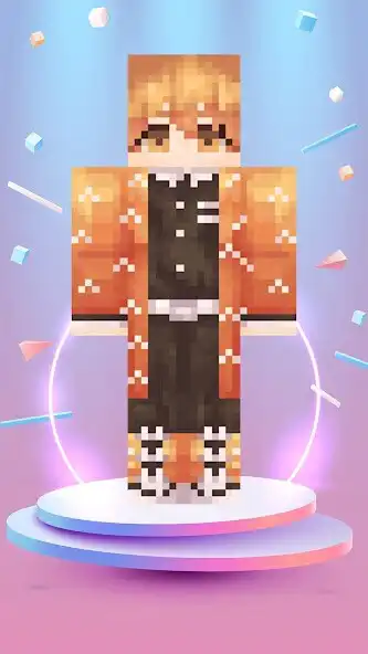 Play Demon Slayer Skin Minecraft  and enjoy Demon Slayer Skin Minecraft with UptoPlay