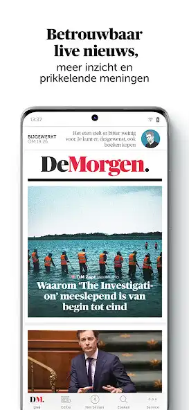 Play De Morgen: nieuws  duiding  and enjoy De Morgen: nieuws  duiding with UptoPlay