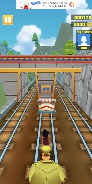 Play Demo Train Surfer Unity as an online game Demo Train Surfer Unity with UptoPlay