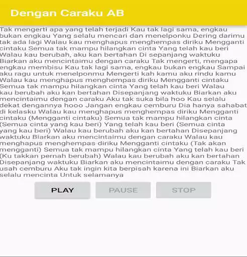 Play Dengan Caraku AB