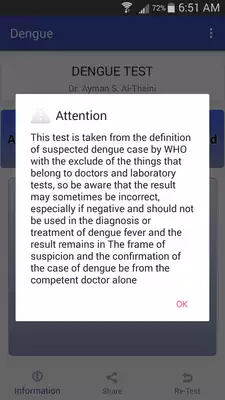 Play Dengue fever test