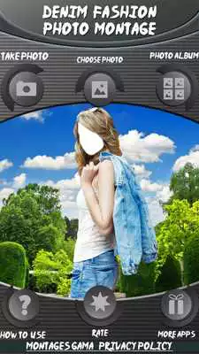 Play Denim Fashion Photo Montage