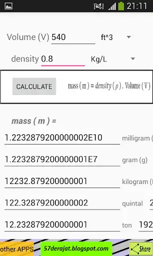Play Density Calculator as an online game Density Calculator with UptoPlay