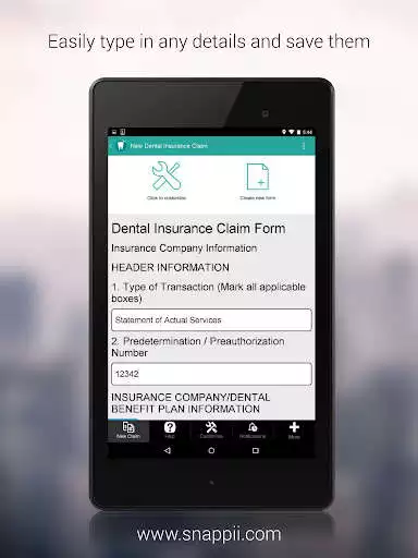 Play Dental Insurance Claim Form as an online game Dental Insurance Claim Form with UptoPlay