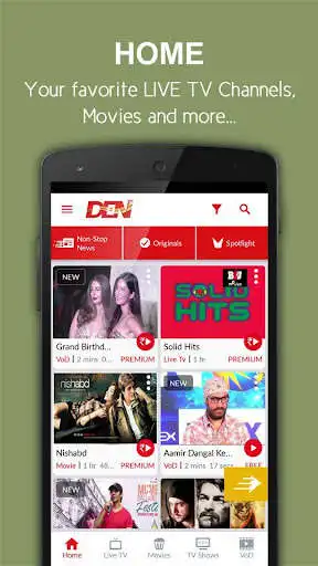Play DEN TV+  and enjoy DEN TV+ with UptoPlay