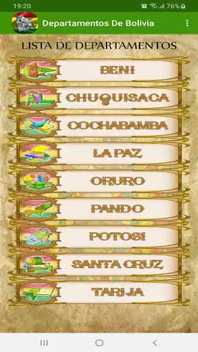 Play Departamentos De Bolivia