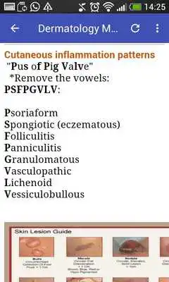 Play Dermatology Mnemonics (Free).