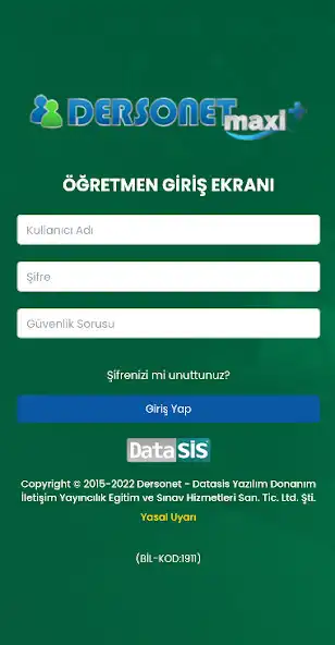 Play Dersonet Öğretmen Modülü  and enjoy Dersonet Öğretmen Modülü with UptoPlay