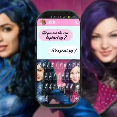 Play Descendants keyboard  (wallpapers and backgrounds)