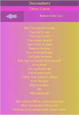 Play Descendants Lyrics