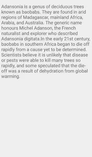 Play Description Of Baobabs Trees as an online game Description Of Baobabs Trees with UptoPlay