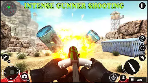 Play Desert Gun Strike 2021: New Gun simulation Games as an online game Desert Gun Strike 2021: New Gun simulation Games with UptoPlay