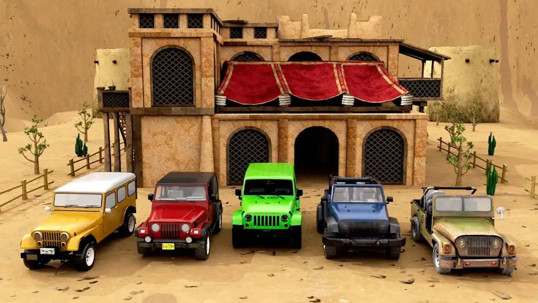 Play Desert Hill Jeep Simulator 4x4 as an online game Desert Hill Jeep Simulator 4x4 with UptoPlay