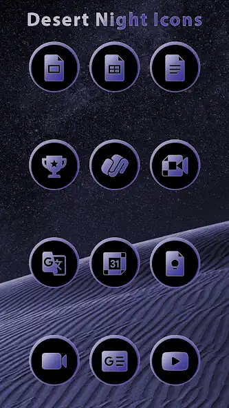 Play Desert Night Icons as an online game Desert Night Icons with UptoPlay