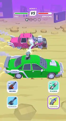 Play Desert Riders: Car Battle Game as an online game Desert Riders: Car Battle Game with UptoPlay