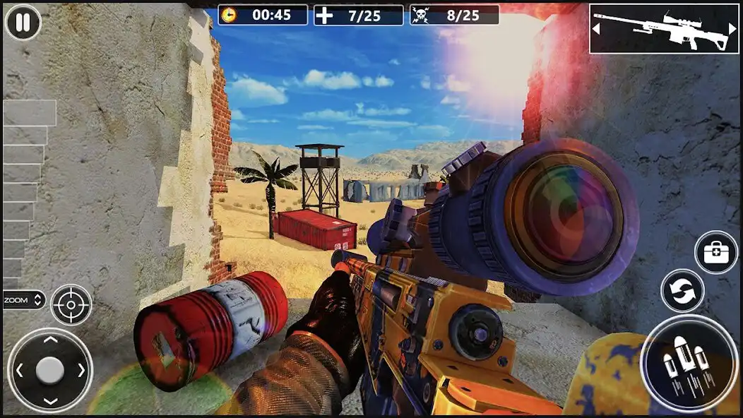 Play Desert Sniper Shooting - Free Shooting Games : FPS as an online game Desert Sniper Shooting - Free Shooting Games : FPS with UptoPlay