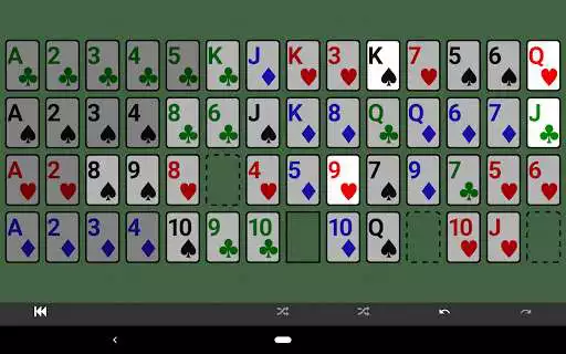 Play Desert Walk Solitaire as an online game Desert Walk Solitaire with UptoPlay