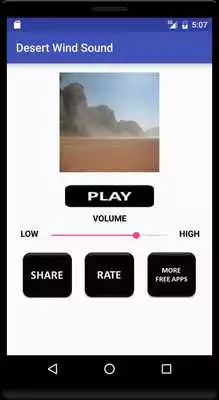 Play Desert Wind Sound