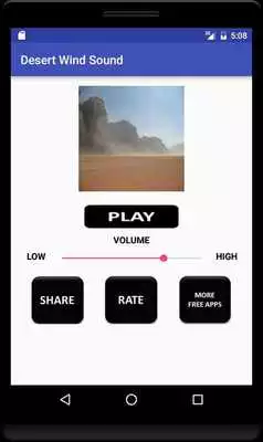 Play Desert Wind Sound