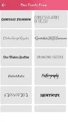 Play Des Fonts Free