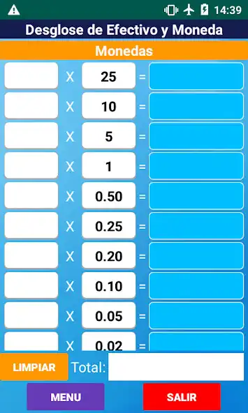 Play Desglose de Efectivo y Moneda as an online game Desglose de Efectivo y Moneda with UptoPlay