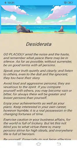 Play Desiderata