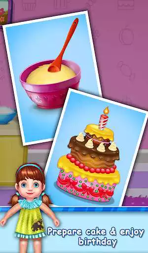 Play Designer  Birthday Cake Bakery Cooking Game as an online game Designer  Birthday Cake Bakery Cooking Game with UptoPlay