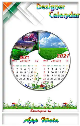 Play APK Designer Calendar 2021 New Year Themes  and enjoy Designer Calendar 2021 New Year Themes with UptoPlay appwala.designer.calender.theme