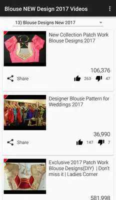 Play Designer Latest Modern Blouse Design 2017 VIDEOs