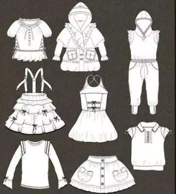 Play Designing Fashion With Fashion Flat Sketches