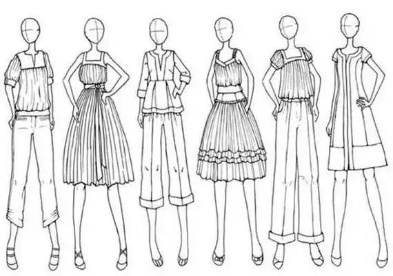 Play Designing Fashion With Fashion Flat Sketches