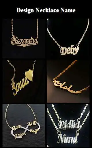 Play Design Necklace Name