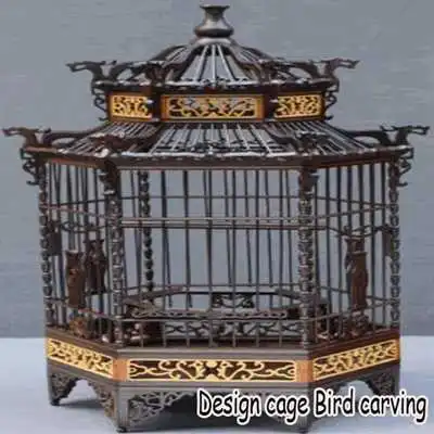 Play Design of Bird Carving Cage Play Design of Bird Carving Cage