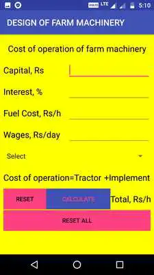 Play design of farm machinery