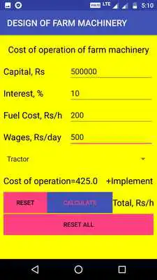Play design of farm machinery