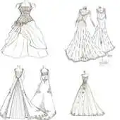 Free play online Design Sketch of Wedding Gown 2018 APK