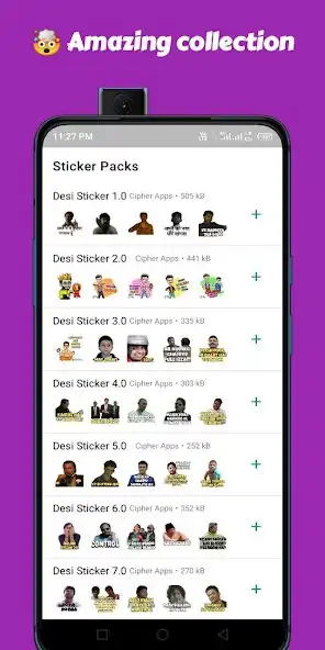 Play Desi Stickers for WA as an online game Desi Stickers for WA with UptoPlay