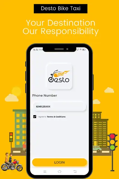Play Desto - Bike Taxi as an online game Desto - Bike Taxi with UptoPlay