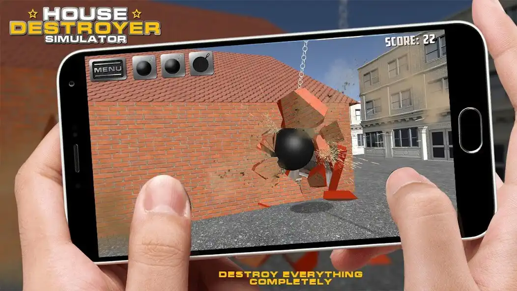 Play Destroyer House Simulator as an online game Destroyer House Simulator with UptoPlay