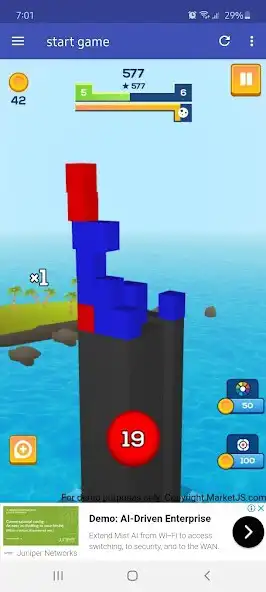 Play Destroy The Tower as an online game Destroy The Tower with UptoPlay