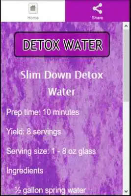 Play Detox Easy Recipe