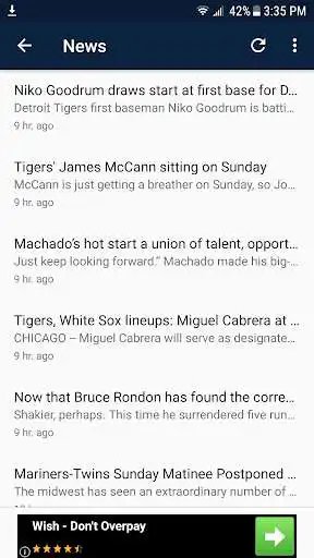 Play APK Detroit Baseball  and enjoy Detroit Baseball with UptoPlay com.andromo.dev86290.app492492
