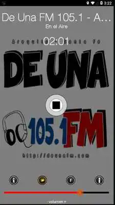 Play De Una Fm 105.1  and enjoy De Una Fm 105.1 with UptoPlay