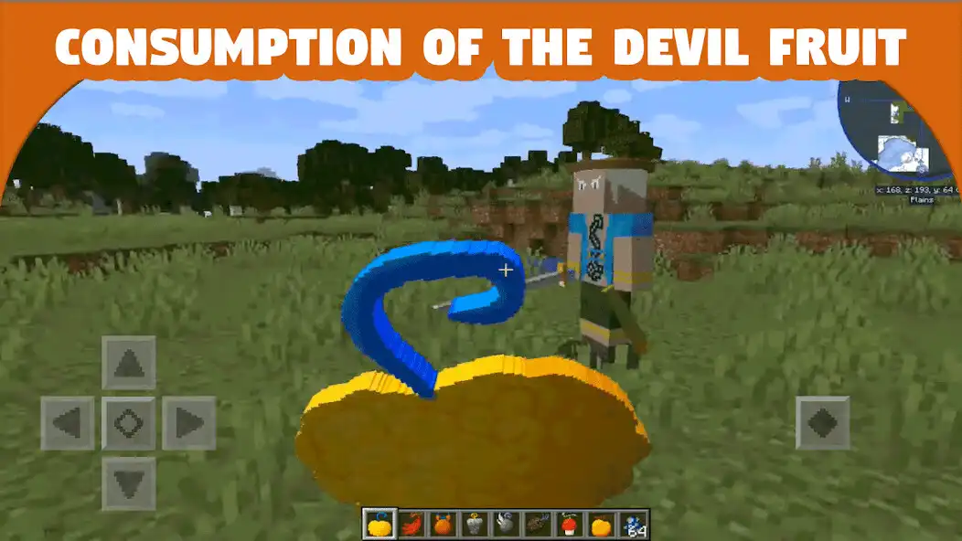 Play Devil Blox Fruits Mod for MCPE as an online game Devil Blox Fruits Mod for MCPE with UptoPlay