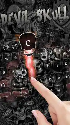 Play Devil Death Skull Gun Keyboard Theme