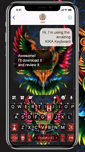 Play Devil Owl Keyboard Theme  and enjoy Devil Owl Keyboard Theme with UptoPlay