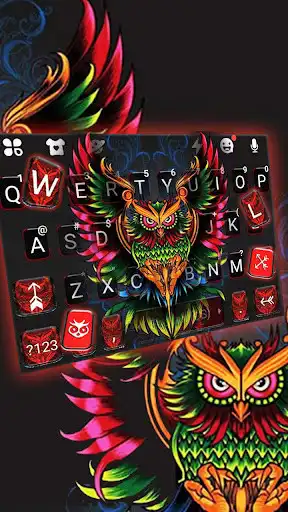 Play Devil Owl Keyboard Theme as an online game Devil Owl Keyboard Theme with UptoPlay