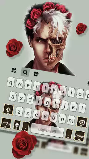 Play Devil Rose Man Keyboard Background as an online game Devil Rose Man Keyboard Background with UptoPlay
