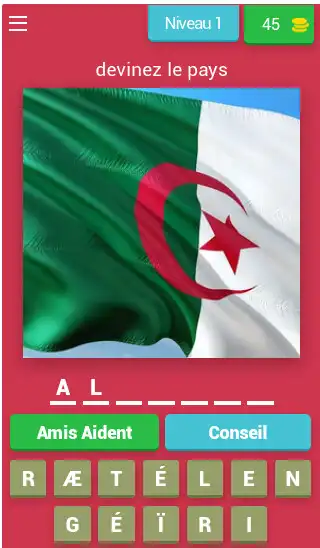 Play Devinez le drapeau du pays  and enjoy Devinez le drapeau du pays with UptoPlay